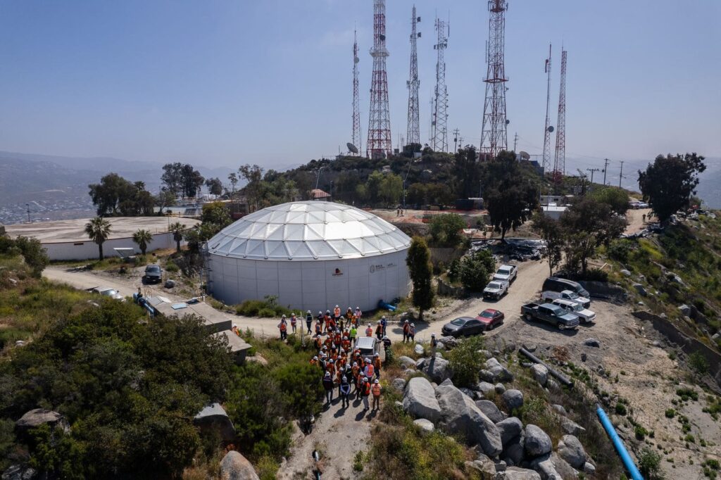 REALIZA CESPTE RECORRIDO EN PLANTA POTABILIZADORA NOPALERA JUNTO A NADBANK