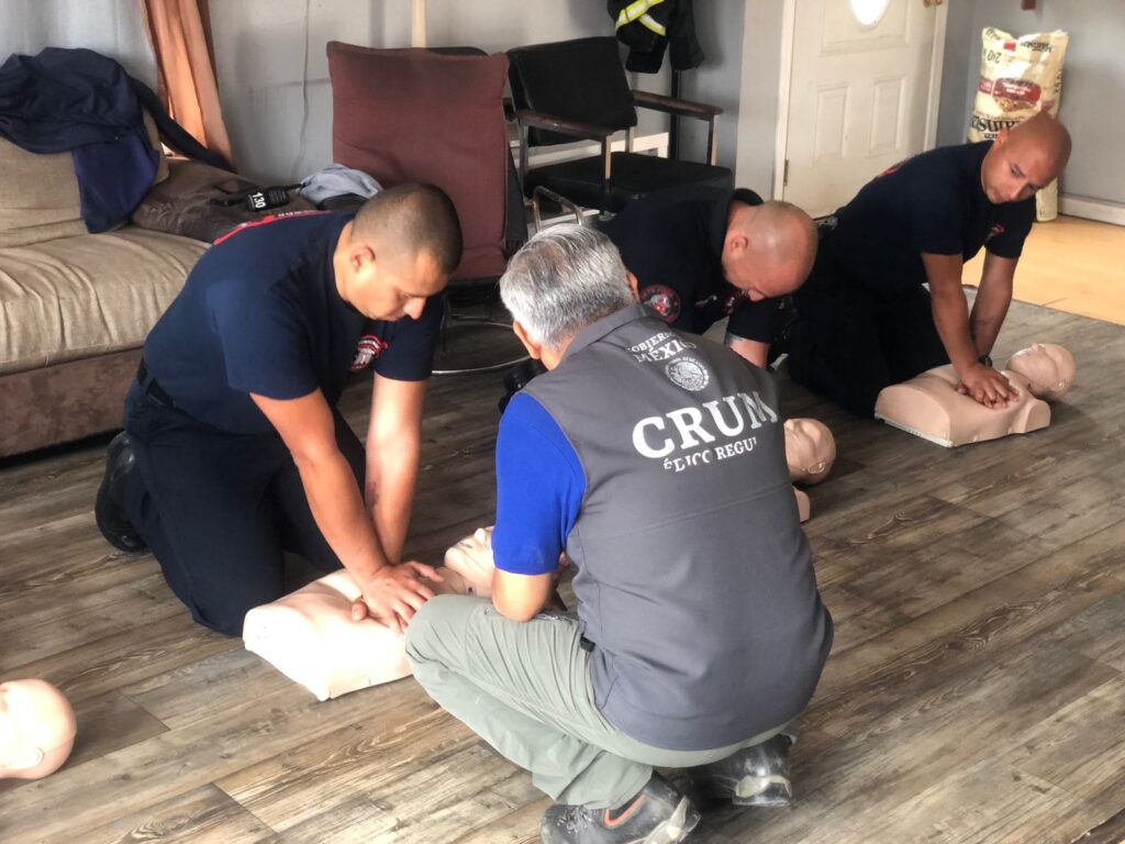 EL CENTRO REGULADOR DE EMERGENCIAS MÉDICAS CAPACITA A BOMBEROS DE TIJUANA COMO PRIMEROS RESPONDIENTES: JSST