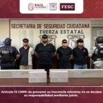 FUERZA ESTATAL, SEDENA Y GUARDIA NACIONAL DETIENEN A 4 SUJETOS ARMADOS EN SAN FELIPE