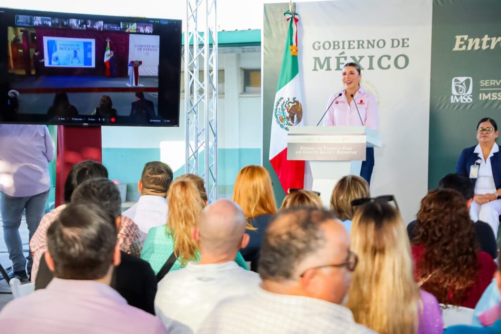 ENCABEZA MARINA DEL PILAR ENTREGA DE RECURSOS A CENTROS DE SALUD EN BAJA CALIFORNIA