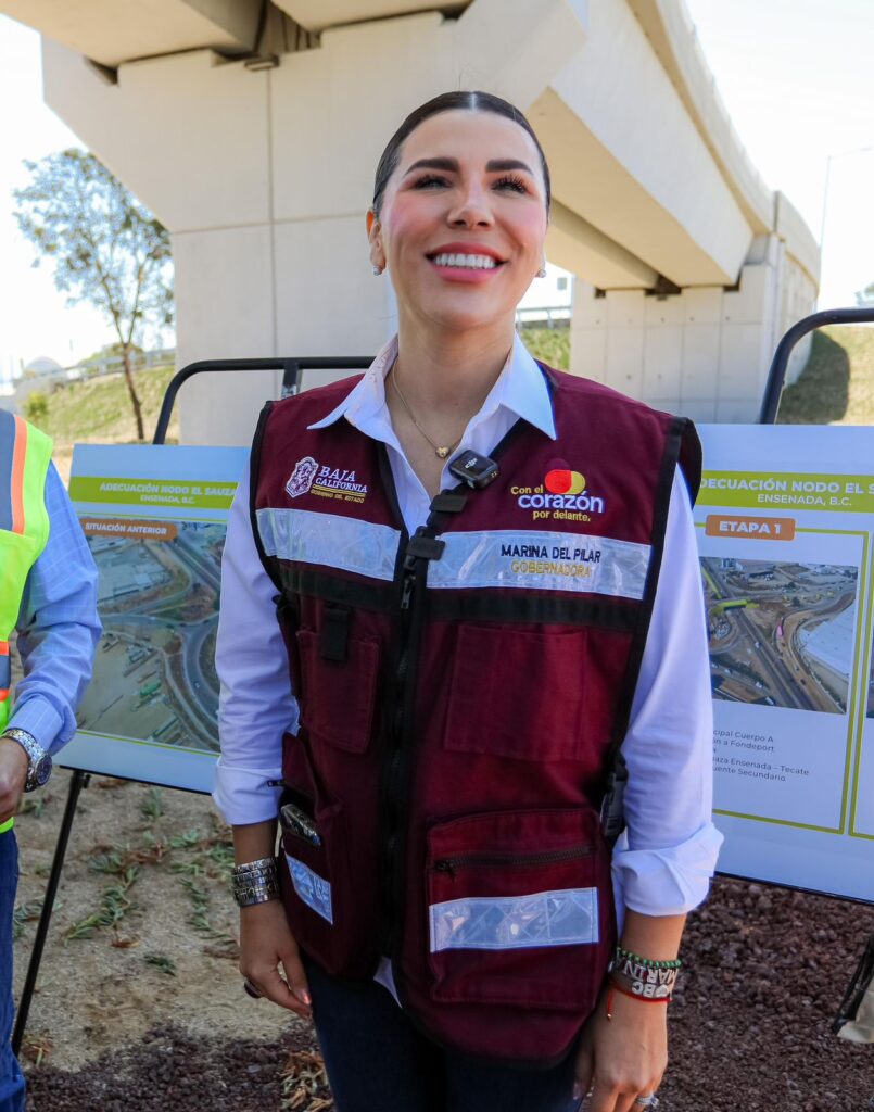 INAUGURA MARINA DEL PILAR NODO VIAL EL SAUZAL PARA TRANSFORMAR LA MOVILIDAD DE ENSENADA