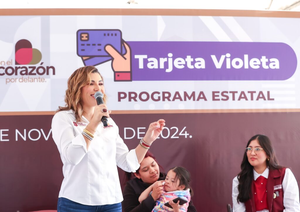 TARJETA VIOLETA IMPULSA AUTONOMÍA DE JEFAS DE FAMILIA A TRAVÉS DE OFICIOS: MARINA DEL PILAR