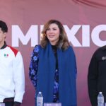 GOBERNADORA MARINA DEL PILAR ENCABEZA DESFILE CÍVICO-MILITAR EN MEXICALI POR EL 114 ANIVERSARIO DE LA REVOLUCIÓN MEXICANA