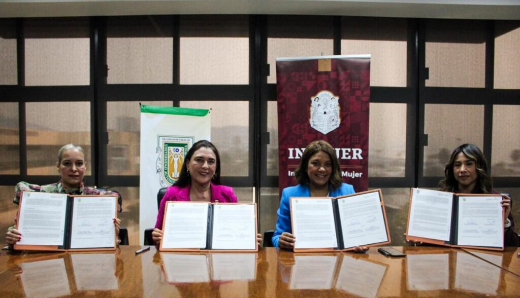 FIRMAN INMUJER BC Y UABC ENSENADA CONVENIO DE COLABORACIÓN