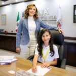 ASUME NIÑA PAULETTE RUEDA FLORES COMO GOBERNADORA DE BAJA CALIFORNIA POR UN DÍA