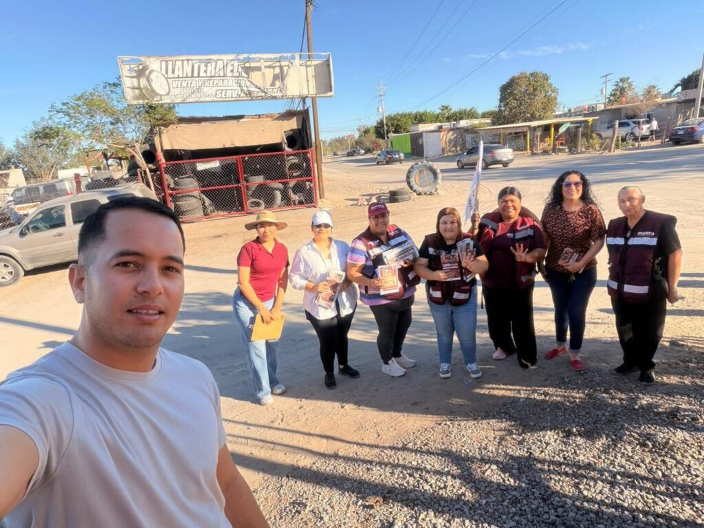 Morena fortalece el contacto directo con la ciudadanía en recorrido casa por casa en Baja California